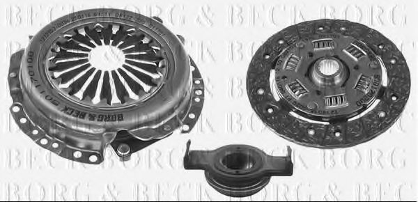 BORG & BECK HK8047 Комплект сцепления для FORD FIESTA (Форд Фиэста) BORG & BECK HK8047 Комплект сцепления для FORD FIESTA (Форд Фиэста)