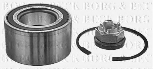 BORG & BECK BWK1399 Комплект подшипника ступицы колеса для PEUGEOT (Пежо) BORG & BECK BWK1399 Комплект подшипника ступицы колеса для PEUGEOT (Пежо)