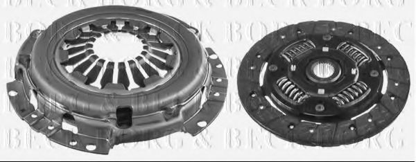BORG & BECK HK2036 Комплект сцепления для NISSAN MARCH III (Ниссан Марч 3) BORG & BECK HK2036 Комплект сцепления для NISSAN MARCH III (Ниссан Марч 3)