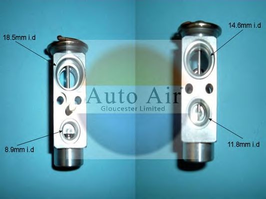 AUTO AIR GLOUCESTER 22-1029 Расширительный клапан, кондиционер для VOLVO V70 II (Вольво V70 2) AUTO AIR GLOUCESTER 22-1029 Расширительный клапан, кондиционер для VOLVO V70 II (Вольво V70 2)