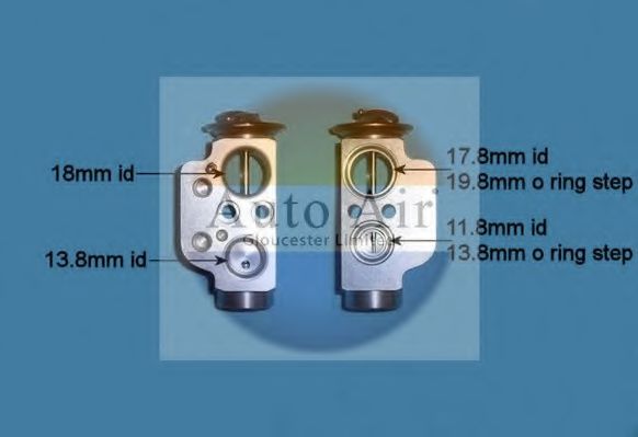 AUTO AIR GLOUCESTER 22-1047 Расширительный клапан, кондиционер для AUDI Q7 (Ауди Кью 7) AUTO AIR GLOUCESTER 22-1047 Расширительный клапан, кондиционер для AUDI Q7 (Ауди Кью 7)