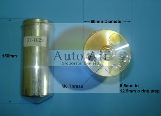 AUTO AIR GLOUCESTER 31-1029 Осушитель, кондиционер для HYUNDAI EXCEL (Хендай Эxcэл) AUTO AIR GLOUCESTER 31-1029 Осушитель, кондиционер для HYUNDAI EXCEL (Хендай Эxcэл)
