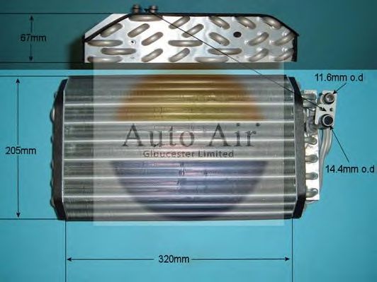 AUTO AIR GLOUCESTER 21-1212 Испаритель, кондиционер для BMW 7 (Бмв 7) AUTO AIR GLOUCESTER 21-1212 Испаритель, кондиционер для BMW 7 (Бмв 7)