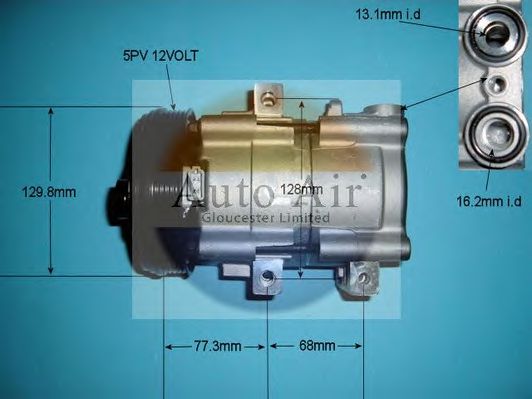 AUTO AIR GLOUCESTER 14-1843 Компрессор, кондиционер для FORD MONDEO (Форд Мондэо) AUTO AIR GLOUCESTER 14-1843 Компрессор, кондиционер для FORD MONDEO (Форд Мондэо)