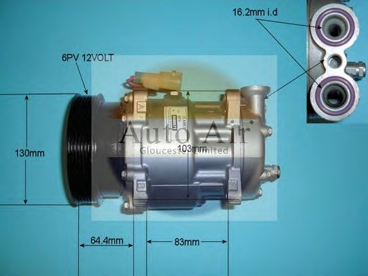 AUTO AIR GLOUCESTER 14-3518R Компрессор, кондиционер для ROVER 400 (Ровер 400) AUTO AIR GLOUCESTER 14-3518R Компрессор, кондиционер для ROVER 400 (Ровер 400)