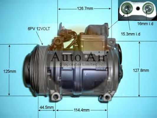 AUTO AIR GLOUCESTER 14-6245R Компрессор, кондиционер для AUDI 4000 (Ауди 4000) AUTO AIR GLOUCESTER 14-6245R Компрессор, кондиционер для AUDI 4000 (Ауди 4000)
