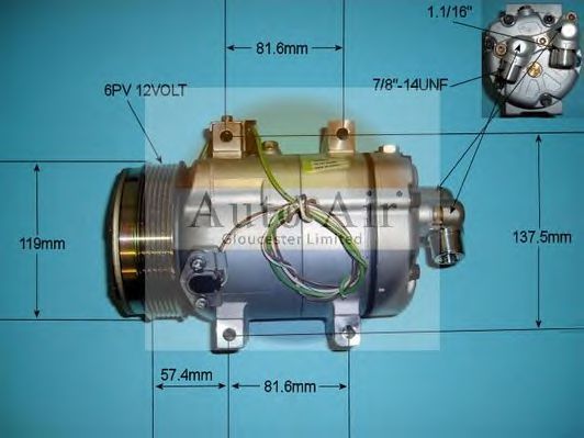 AUTO AIR GLOUCESTER 14-7589 Компрессор, кондиционер для AUDI 90 (Ауди 90) AUTO AIR GLOUCESTER 14-7589 Компрессор, кондиционер для AUDI 90 (Ауди 90)