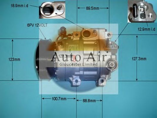 AUTO AIR GLOUCESTER 14-1513 Компрессор, кондиционер для KIA (Киа) AUTO AIR GLOUCESTER 14-1513 Компрессор, кондиционер для KIA (Киа)