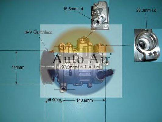 AUTO AIR GLOUCESTER 14-1253 Компрессор, кондиционер для AUDI TT (Ауди Тт) AUTO AIR GLOUCESTER 14-1253 Компрессор, кондиционер для AUDI TT (Ауди Тт)
