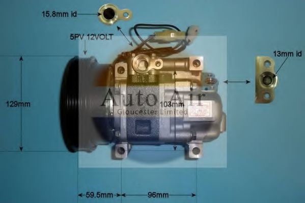 AUTO AIR GLOUCESTER 14-0030 Компрессор, кондиционер для MAZDA 626 III (Мазда 626 3) AUTO AIR GLOUCESTER 14-0030 Компрессор, кондиционер для MAZDA 626 III (Мазда 626 3)