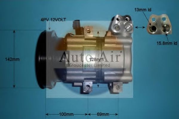 AUTO AIR GLOUCESTER 14-0170 Компрессор, кондиционер для HYUNDAI EXCEL (Хендай Эxcэл) AUTO AIR GLOUCESTER 14-0170 Компрессор, кондиционер для HYUNDAI EXCEL (Хендай Эxcэл)