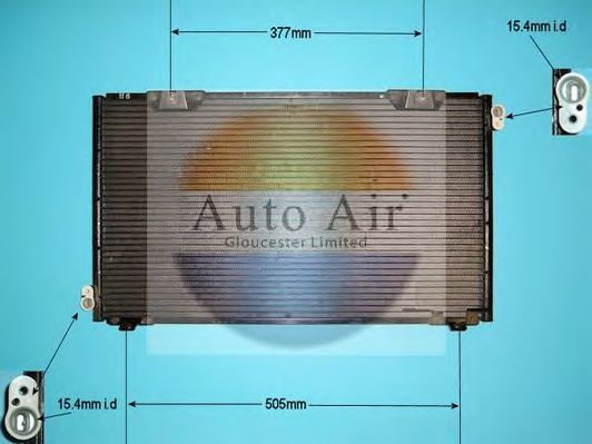 AUTO AIR GLOUCESTER 16-1009 Конденсатор, кондиционер для TOYOTA CELICA (Тойота/тоета Cэлиcа) AUTO AIR GLOUCESTER 16-1009 Конденсатор, кондиционер для TOYOTA CELICA (Тойота/тоета Cэлиcа)