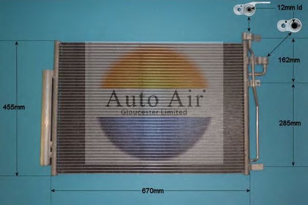 AUTO AIR GLOUCESTER 16-1372 Конденсатор, кондиционер для CHEVROLET CAPTIVA (Шевроле Каптива) AUTO AIR GLOUCESTER 16-1372 Конденсатор, кондиционер для CHEVROLET CAPTIVA (Шевроле Каптива)