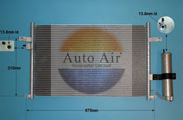 AUTO AIR GLOUCESTER 16-2049 Конденсатор, кондиционер для DAEWOO LACETTI (Дэу Лачетти) AUTO AIR GLOUCESTER 16-2049 Конденсатор, кондиционер для DAEWOO LACETTI (Дэу Лачетти)