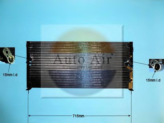 AUTO AIR GLOUCESTER 16-7164 Конденсатор, кондиционер для SUBARU LEGACY II (Субару Легаси 2) AUTO AIR GLOUCESTER 16-7164 Конденсатор, кондиционер для SUBARU LEGACY II (Субару Легаси 2)