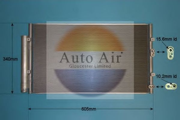 AUTO AIR GLOUCESTER 16-1440 Конденсатор, кондиционер для TOYOTA GT 86 (Тойота/тоета Гт 86) AUTO AIR GLOUCESTER 16-1440 Конденсатор, кондиционер для TOYOTA GT 86 (Тойота/тоета Гт 86)