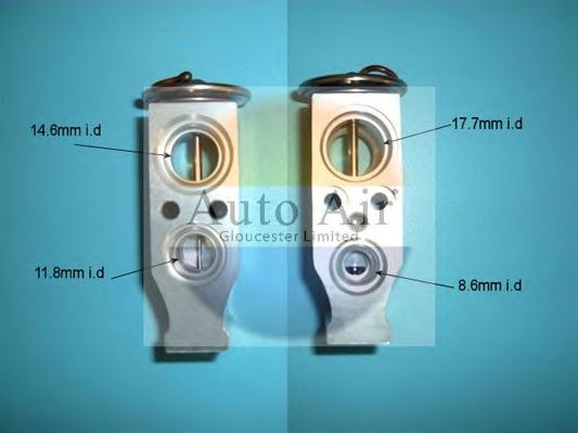 AUTO AIR GLOUCESTER 22-8811 Расширительный клапан, кондиционер для TOYOTA AYGO (Тойота/тоета Аъго) AUTO AIR GLOUCESTER 22-8811 Расширительный клапан, кондиционер для TOYOTA AYGO (Тойота/тоета Аъго)