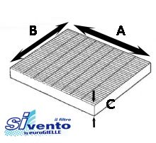 SIVENTO G722 Фильтр, воздух во внутренном пространстве для SUZUKI (Сузуки) SIVENTO G722 Фильтр, воздух во внутренном пространстве для SUZUKI (Сузуки)