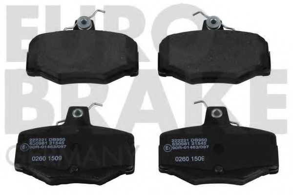 EUROBRAKE 5502222221 Тормозные колодки для NISSAN PRIMERA (Ниссан Примера)