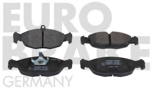 EUROBRAKE 5502223609 Тормозные колодки для DAEWOO (Дэу) EUROBRAKE 5502223609 Тормозные колодки для DAEWOO (Дэу)