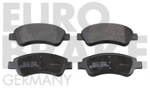 EUROBRAKE 5502223741 Тормозные колодки для PEUGEOT 207 (Пежо 207) EUROBRAKE 5502223741 Тормозные колодки для PEUGEOT 207 (Пежо 207)