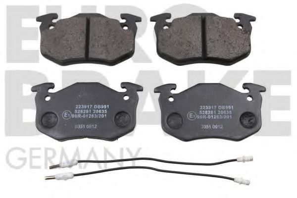 EUROBRAKE 5502223917 Тормозные колодки для RENAULT SUPER 5 (Рено Супэр 5) EUROBRAKE 5502223917 Тормозные колодки для RENAULT SUPER 5 (Рено Супэр 5)