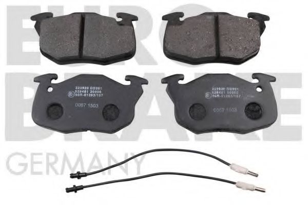 EUROBRAKE 5502223920 Тормозные колодки для PEUGEOT 205 I (Пежо 205 и) EUROBRAKE 5502223920 Тормозные колодки для PEUGEOT 205 I (Пежо 205 и)