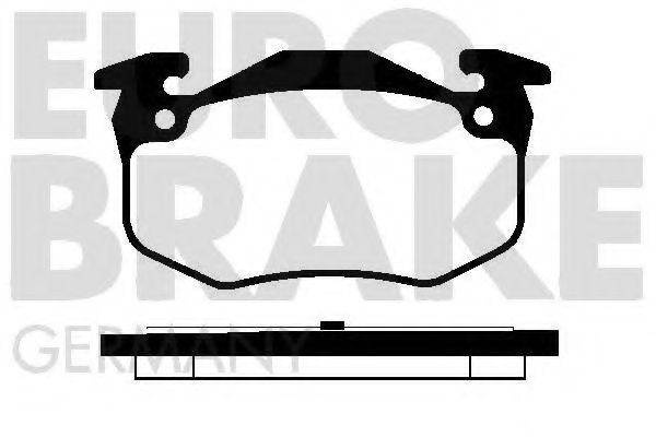 EUROBRAKE 5502223928 Тормозные колодки для PEUGEOT 205 I (Пежо 205 и) EUROBRAKE 5502223928 Тормозные колодки для PEUGEOT 205 I (Пежо 205 и)