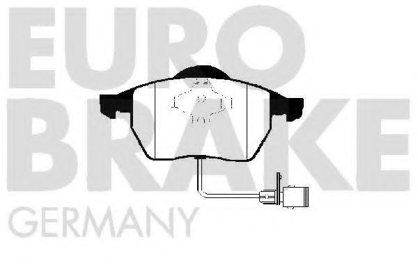 EUROBRAKE 5502224729 Тормозные колодки для VOLKSWAGEN (Фольксваген) EUROBRAKE 5502224729 Тормозные колодки для VOLKSWAGEN (Фольксваген)