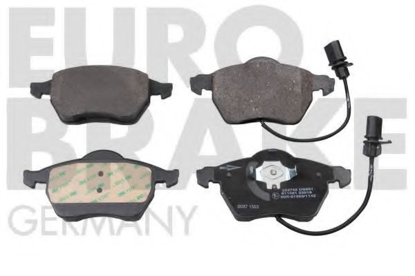 EUROBRAKE 5502224742 Тормозные колодки для VOLKSWAGEN (Фольксваген) EUROBRAKE 5502224742 Тормозные колодки для VOLKSWAGEN (Фольксваген)