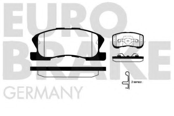 EUROBRAKE 5502225112 Тормозные колодки для DAIHATSU SIRION (Дайхатсу Сирион) EUROBRAKE 5502225112 Тормозные колодки для DAIHATSU SIRION (Дайхатсу Сирион)