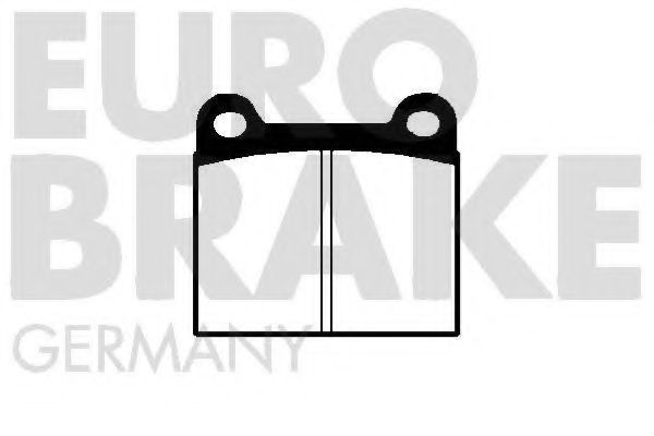 EUROBRAKE 5502229906 Тормозные колодки для AUDI 100 (Ауди 100) EUROBRAKE 5502229906 Тормозные колодки для AUDI 100 (Ауди 100)