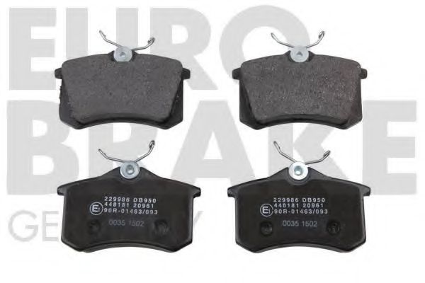 EUROBRAKE 5502229986 Тормозные колодки для VOLKSWAGEN (Фольксваген) EUROBRAKE 5502229986 Тормозные колодки для VOLKSWAGEN (Фольксваген)