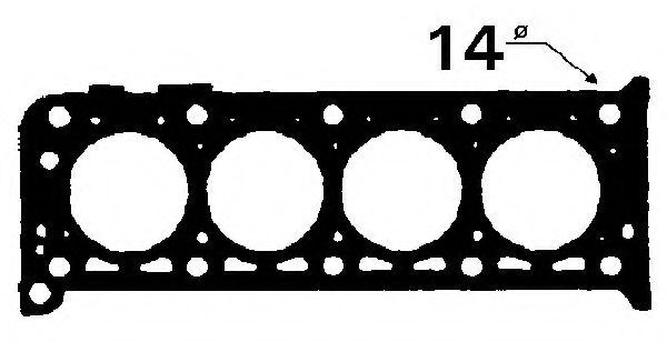 BGA CH5348 Прокладка, головка цилиндра для PEUGEOT 205 I (Пежо 205 и) BGA CH5348 Прокладка, головка цилиндра для PEUGEOT 205 I (Пежо 205 и)