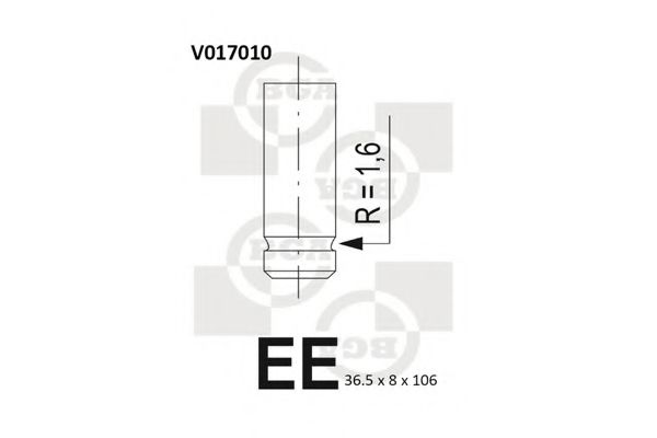 BGA V017010 Выпускной клапан для LANCIA (Лансиа/лянча) BGA V017010 Выпускной клапан для LANCIA (Лансиа/лянча)