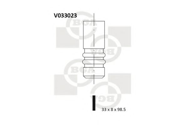 BGA V033023 Выпускной клапан для AUDI (Ауди) BGA V033023 Выпускной клапан для AUDI (Ауди)