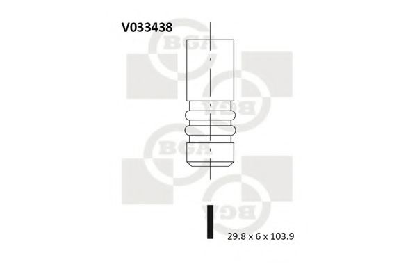 BGA V033438 Выпускной клапан для AUDI TT (Ауди Тт) BGA V033438 Выпускной клапан для AUDI TT (Ауди Тт)