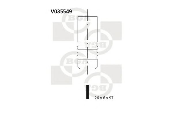 BGA V035549 Впускной клапан для FORD MONDEO (Форд Мондэо) BGA V035549 Впускной клапан для FORD MONDEO (Форд Мондэо)