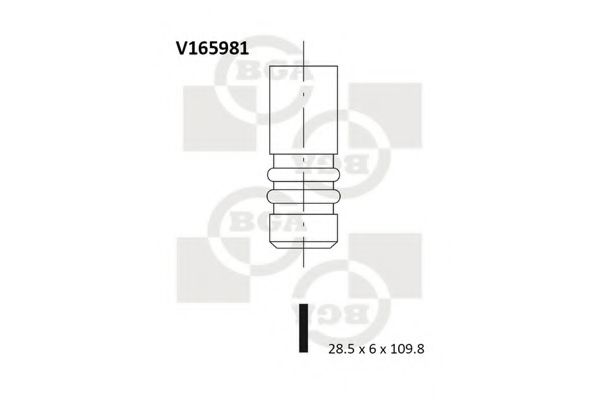 BGA V165981 Выпускной клапан для CHRYSLER GRAND VOYAGER IV (Крайслер Гранд вояджер 4) BGA V165981 Выпускной клапан для CHRYSLER GRAND VOYAGER IV (Крайслер Гранд вояджер 4)
