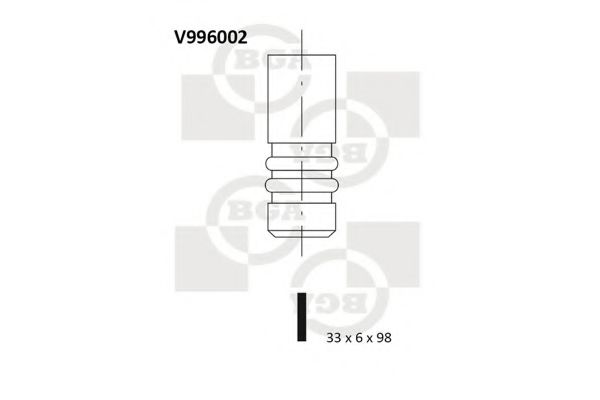 BGA V996002 Впускной клапан для FORD TRANSIT CONNECT (Форд Трансит cоннэcт) BGA V996002 Впускной клапан для FORD TRANSIT CONNECT (Форд Трансит cоннэcт)