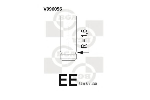 BGA V996056 Выпускной клапан для MITSUBISHI PAJERO/SHOGUN (Митсубиши/митсубиси Пажэро/шогун) BGA V996056 Выпускной клапан для MITSUBISHI PAJERO/SHOGUN (Митсубиши/митсубиси Пажэро/шогун)