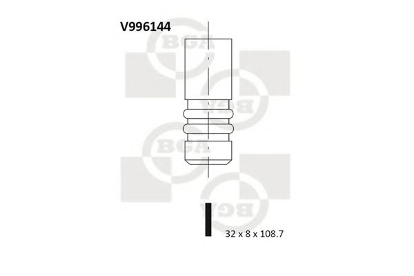 BGA V996144 Выпускной клапан для FORD TRANSIT CONNECT (Форд Трансит cоннэcт) BGA V996144 Выпускной клапан для FORD TRANSIT CONNECT (Форд Трансит cоннэcт)