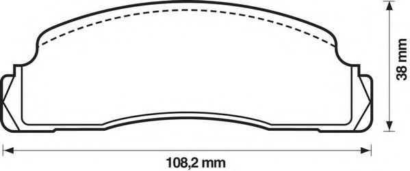 JURID 571244D Тормозные колодки для FORD FIESTA (Форд Фиэста) JURID 571244D Тормозные колодки для FORD FIESTA (Форд Фиэста)