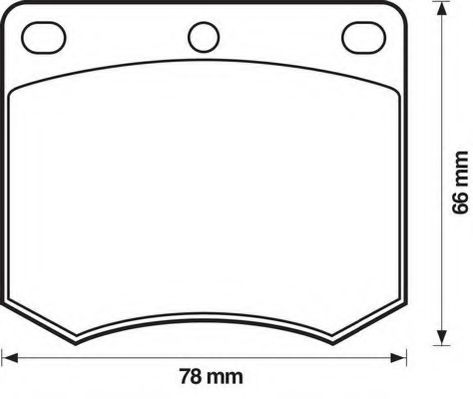 JURID 571247D Тормозные колодки для FORD GRANADA (Форд Гранада) JURID 571247D Тормозные колодки для FORD GRANADA (Форд Гранада)