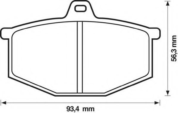 JURID 571251D Тормозные колодки для RENAULT LE CAR (Рено Лэ cар) JURID 571251D Тормозные колодки для RENAULT LE CAR (Рено Лэ cар)