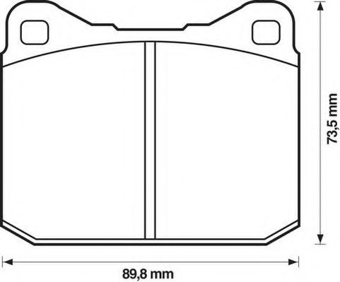 JURID 571255D Тормозные колодки для VOLKSWAGEN LT 28-50 (Фольксваген Лт 28-50) JURID 571255D Тормозные колодки для VOLKSWAGEN LT 28-50 (Фольксваген Лт 28-50)