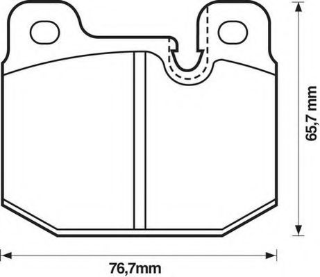 JURID 571271D Тормозные колодки для OPEL ASCONA B (Опель Асcона б) JURID 571271D Тормозные колодки для OPEL ASCONA B (Опель Асcона б)