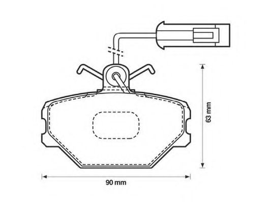 JURID 571330D Тормозные колодки для FIAT TEMPRA (Фиат Тэмпра) JURID 571330D Тормозные колодки для FIAT TEMPRA (Фиат Тэмпра)