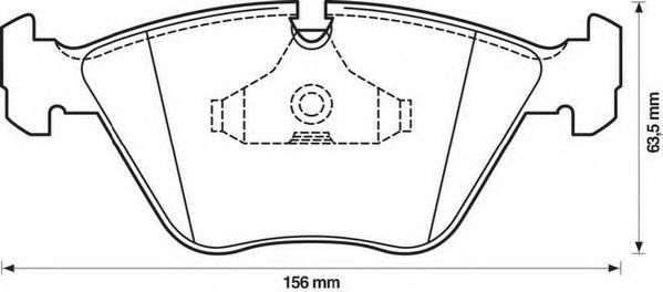 JURID 571394J-AS Тормозные колодки для JAGUAR VANDEN PLAS (Ягуар Vандэн плас) JURID 571394J-AS Тормозные колодки для JAGUAR VANDEN PLAS (Ягуар Vандэн плас)