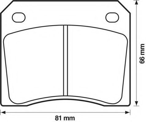 JURID 571532D Тормозные колодки для DAIMLER (Даймлер) JURID 571532D Тормозные колодки для DAIMLER (Даймлер)